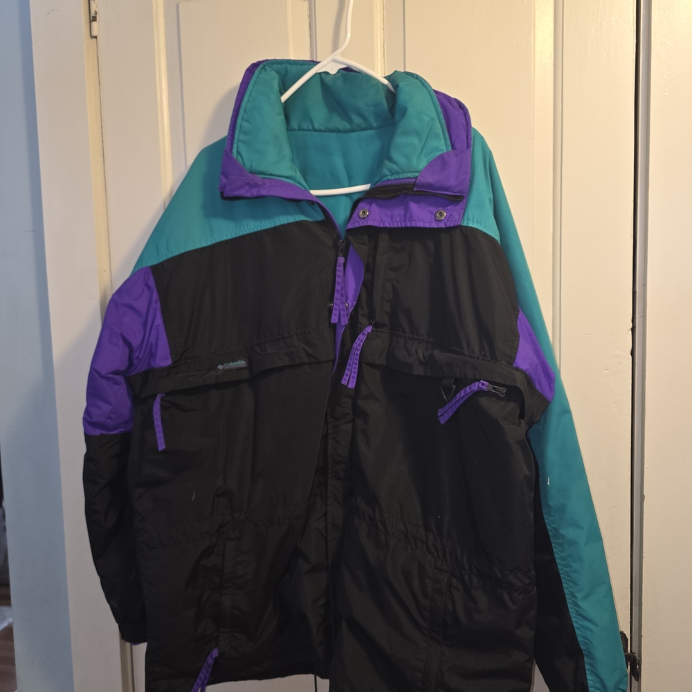 Columbia Black and Purple Jacket